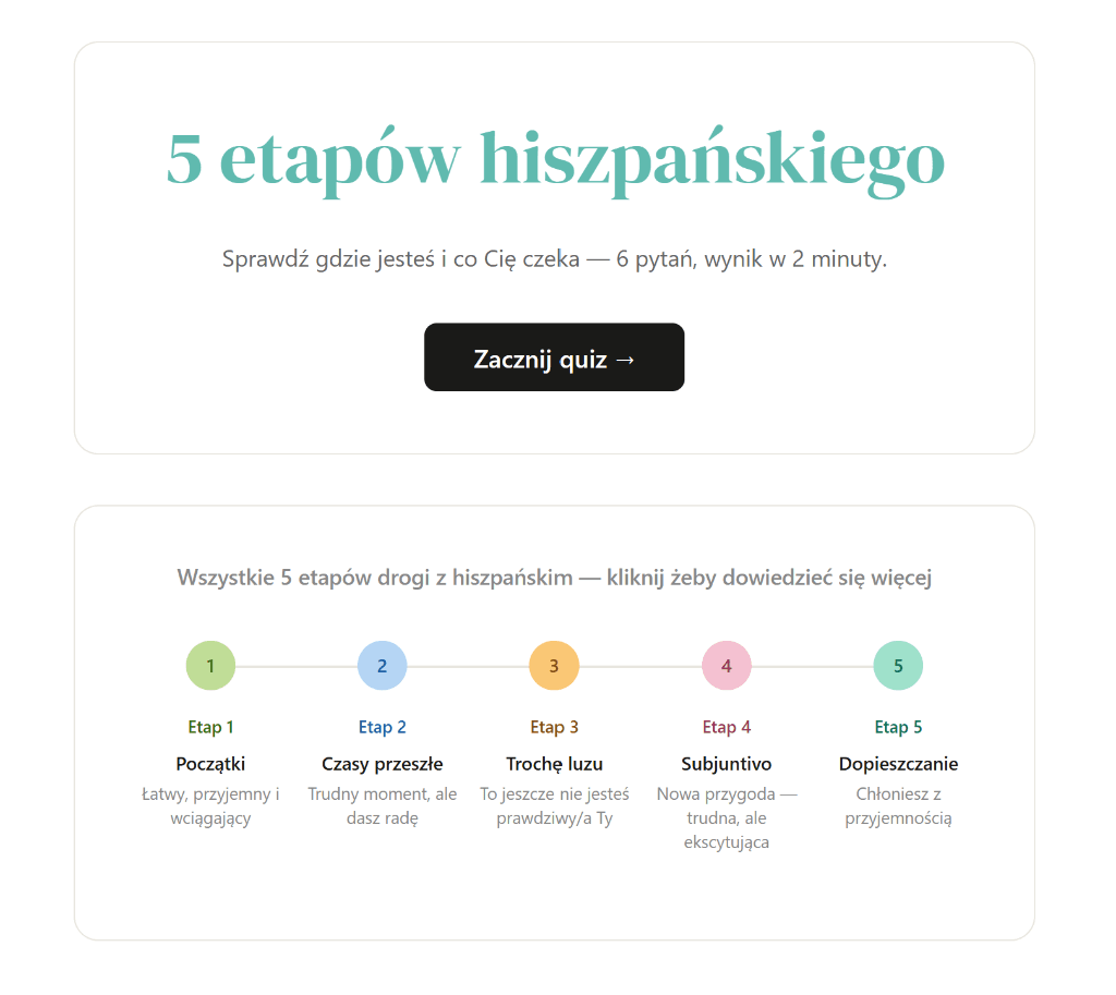 Zrzut ekranu z quizem w ramce laptopa